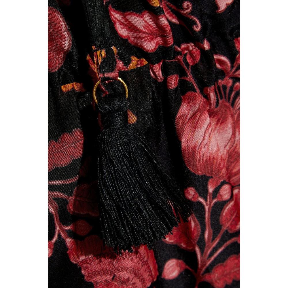 Alice + Olivia Dress Sedona Mandarin Silk Blend Multicolored Size 2 NWT - Picture 10 of 13